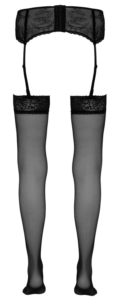 Cottelli Legware - Straps-Strumpfhose Sexy schwarz