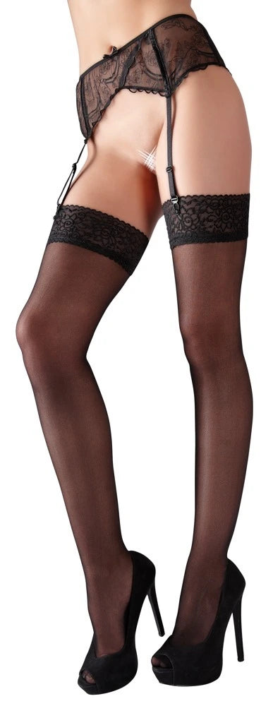 Cottelli Legware - Straps-Strumpfhose Sexy schwarz