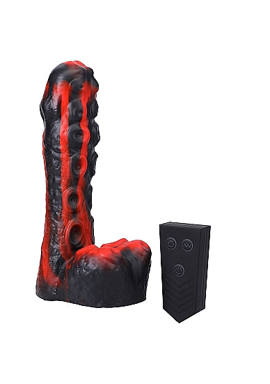 Fort Troff Tendril Mini Sexmaschine Mit Fernbedienung Rot Schwarz – Detailaufnahme Rückseite