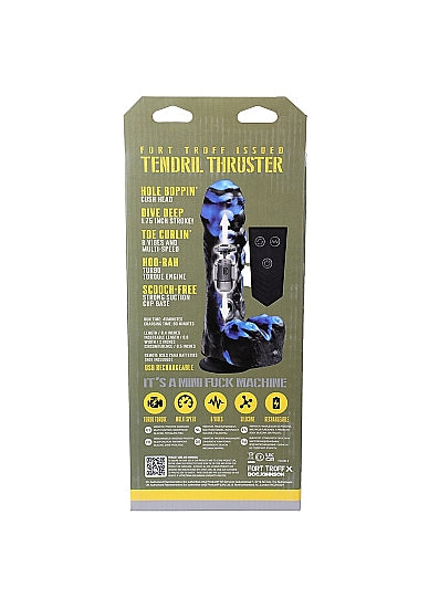 Fort Troff Tendril Mini Sexmaschine Mit Fernbedienung Blau Schwarz – zusätzliche Ansicht 6