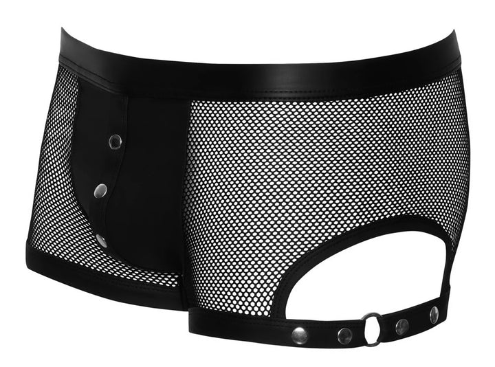 Svenjoyment - Netz-Pants teiltransparent schwarz