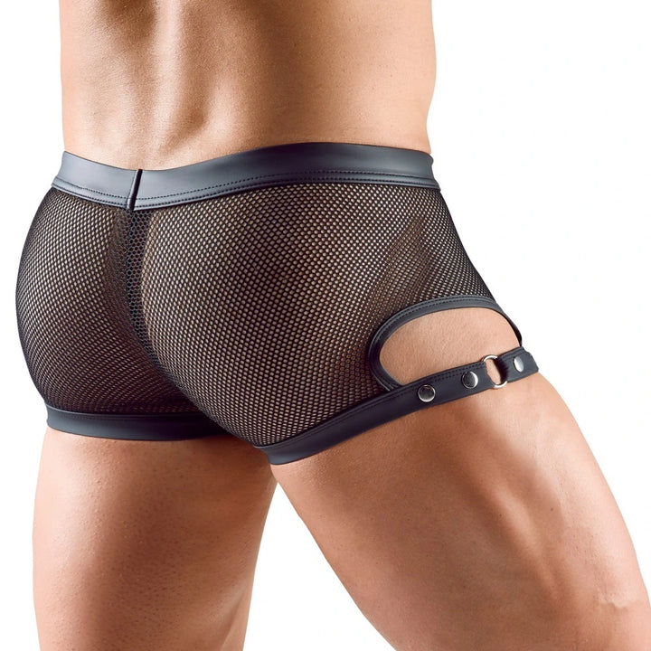 Svenjoyment - Netz-Pants teiltransparent schwarz