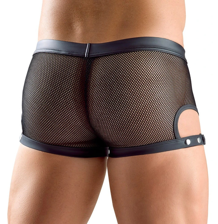 Svenjoyment - Netz-Pants teiltransparent schwarz