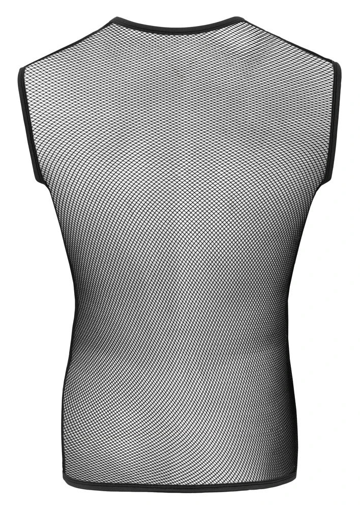 Svenjoyment - Teiltransparentes Netz-Muskelshirt