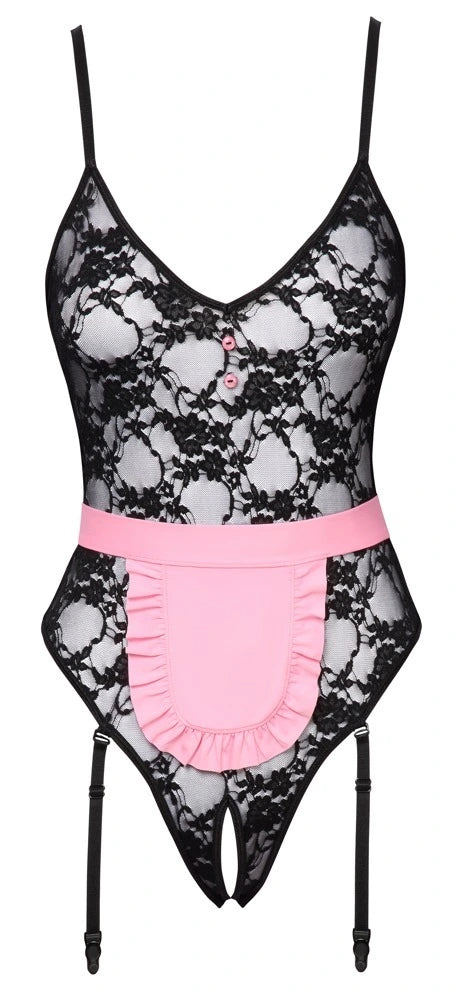 Cottelli Costumes Dienstmadchen Kostum Body – Zoom auf Verschluss/Label