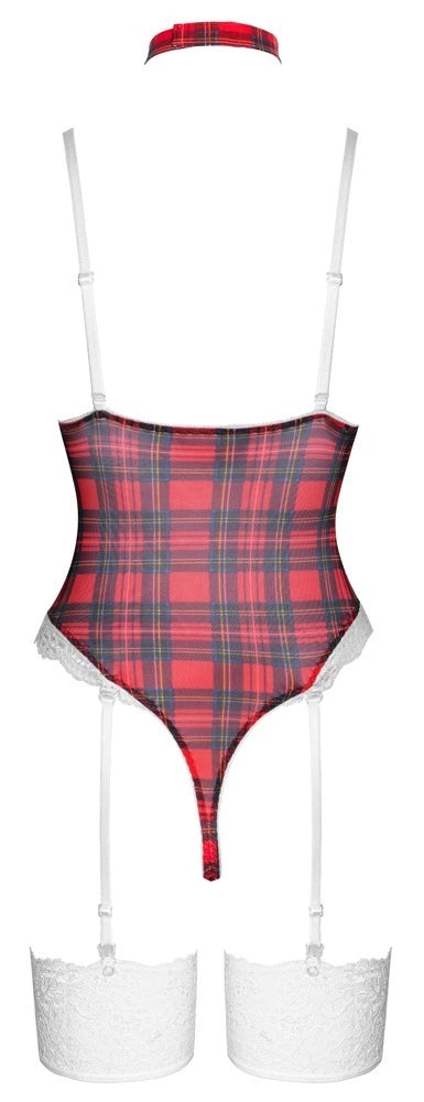 Cottelli Costumes Body Tartan – Zoom auf Verschluss/Label