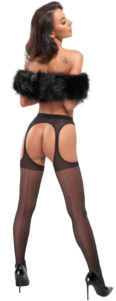 Cottelli Legware - Straps-Strumpfhose Ziernaht