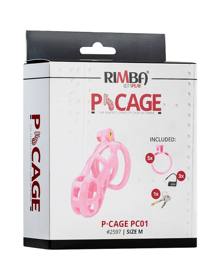 P-Cage PC01 - Peniskäfig Größe M rosa