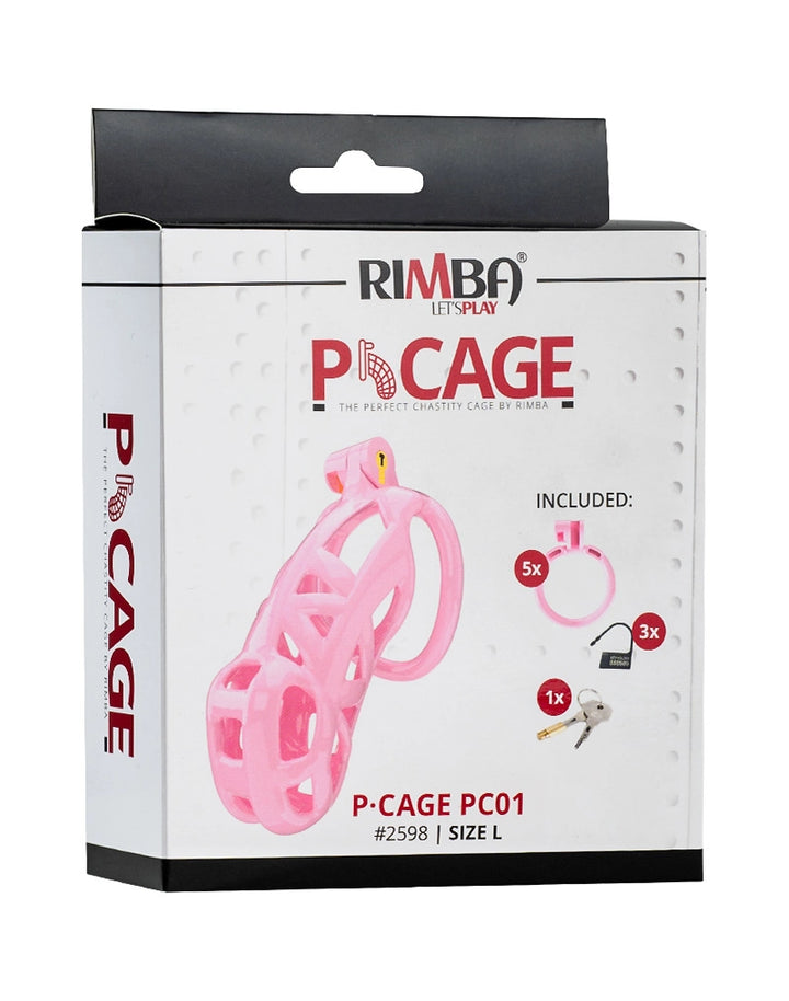 P-Cage PC01 - Peniskäfig Größe L rosa
