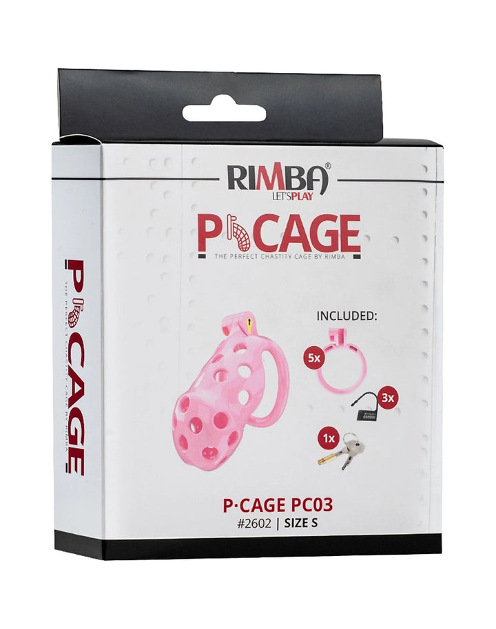 P-Cage PC03 - Peniskäfig Größe S rosa