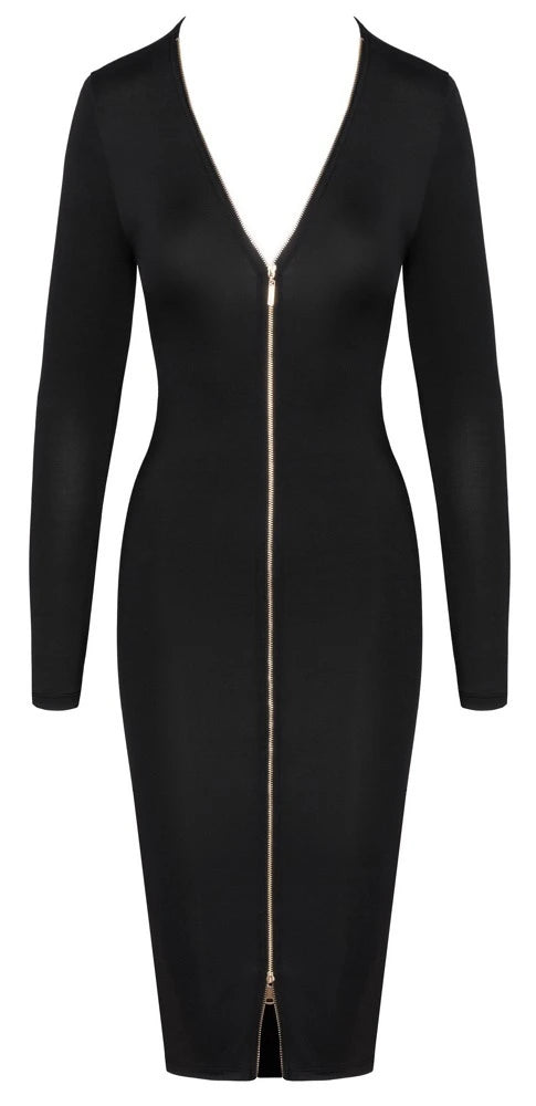 Cottelli Party - Langarm-Midikleid