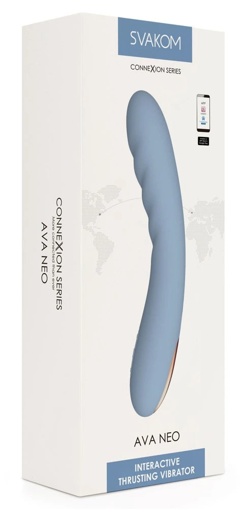 Svakom - Ava Neo stoßender Vibrator - blau