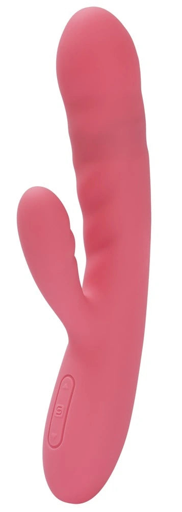 SVAKOM - Avery Rabbit Vibrator mit Stoßfunktion pink