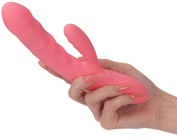 SVAKOM - Avery Rabbit Vibrator mit Stoßfunktion pink