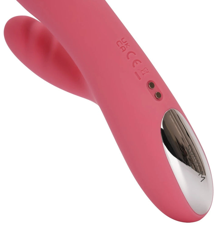 SVAKOM - Avery Rabbit Vibrator mit Stoßfunktion pink