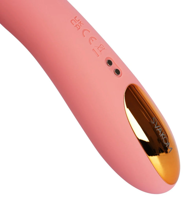 Svakom - Ava Neo stoßender Vibrator - Peach Pink