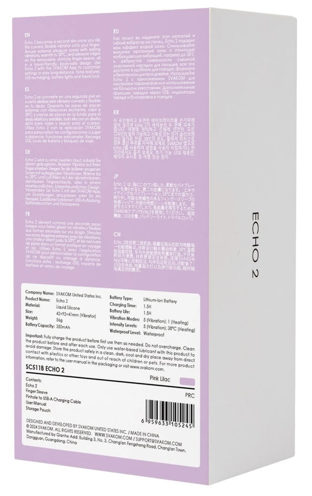 Svakom - Echo 2 rosa