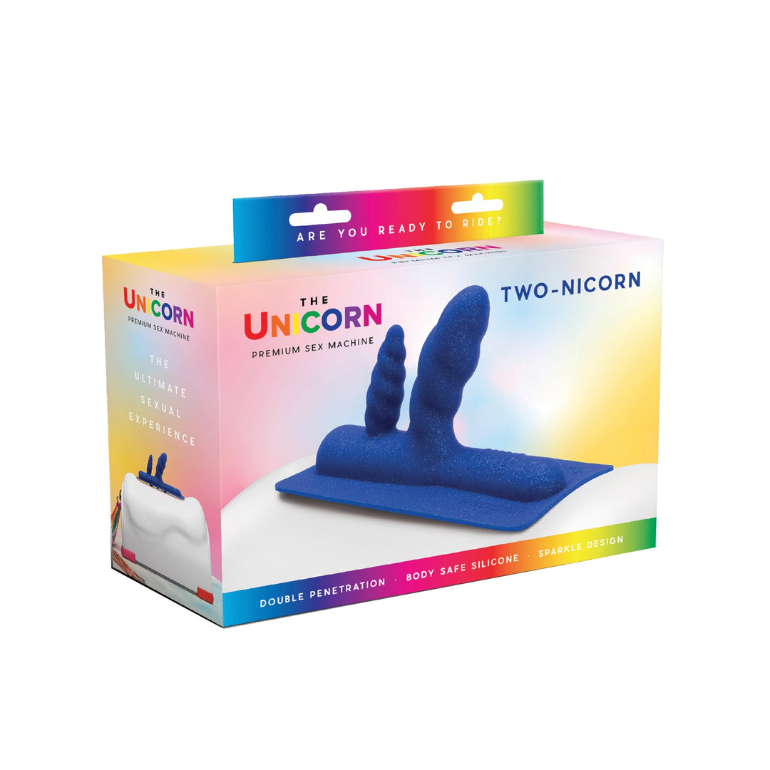 The Cowgirl Unicorn Two Nicorn Stimulationsaufsatz – Nahaufnahme Materialstruktur