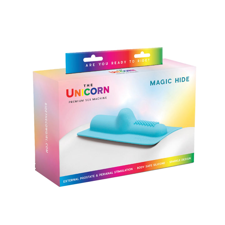 The Cowgirl Unicorn Magic Stimulationsaufsatz – Nahaufnahme Materialstruktur