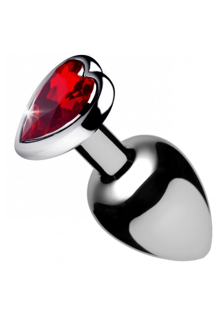 Booty Sparks Red Heart Gem Analplug | KinkySabine Metall & Klte Booty Sparks Red Heart Gem Analplug | KinkySabine Metall & Klte