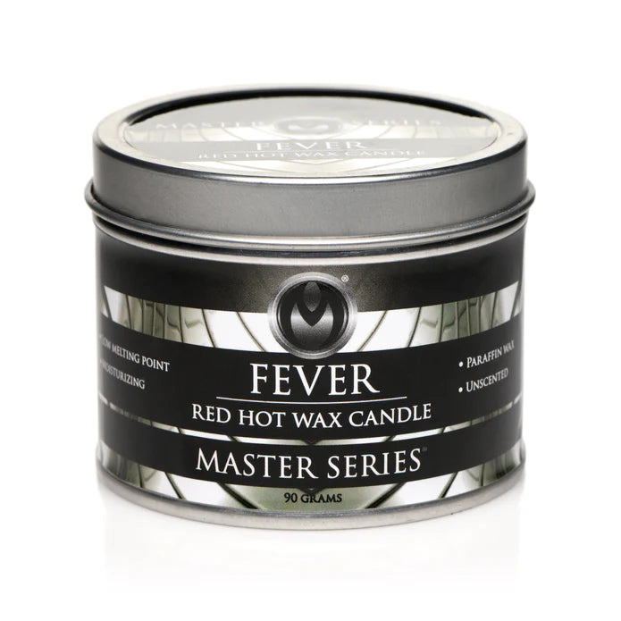 Master Series Fever Kerze Rot – Detailaufnahme Vorderseite
