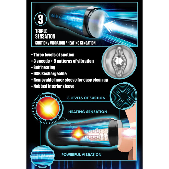 Lovebotz Auto Milker 15X Saugender Masturbator – Zoom auf Verschluss/Label