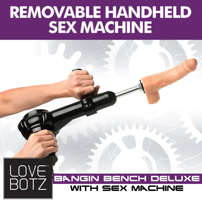 Lovebotz Deluxe Bangin Bench Mit Sex Maschine – Nahaufnahme Materialstruktur