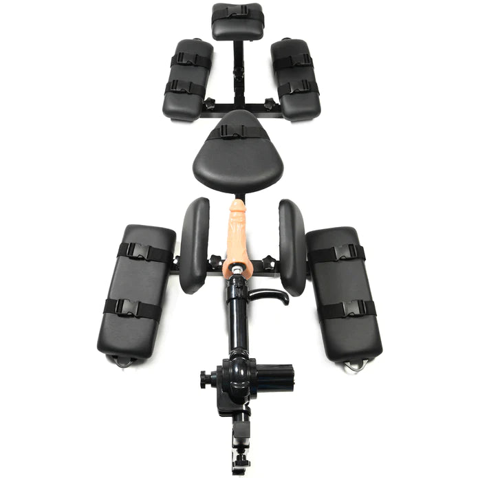 Master Series Bodenpranger Mit Sex Maschine – Detailaufnahme Vorderseite