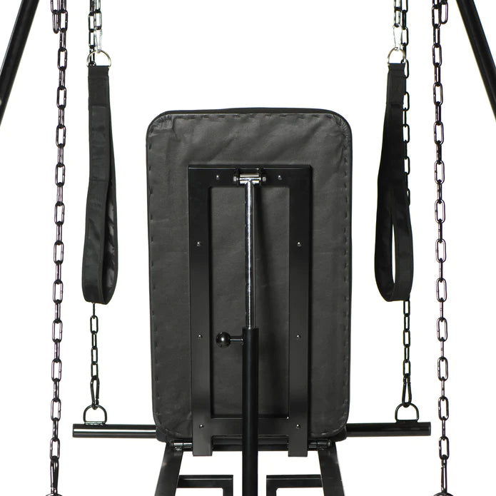 Master Series Throne Verstellbare Sex Sling Mit Gestell – Detailaufnahme Rückseite