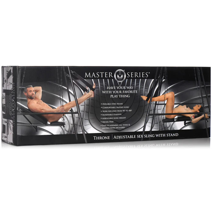 Master Series Throne Verstellbare Sex Sling Mit Gestell – zusätzliche Ansicht 11