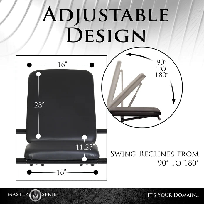 Master Series Throne Verstellbare Sex Sling Mit Gestell – zusätzliche Ansicht 8