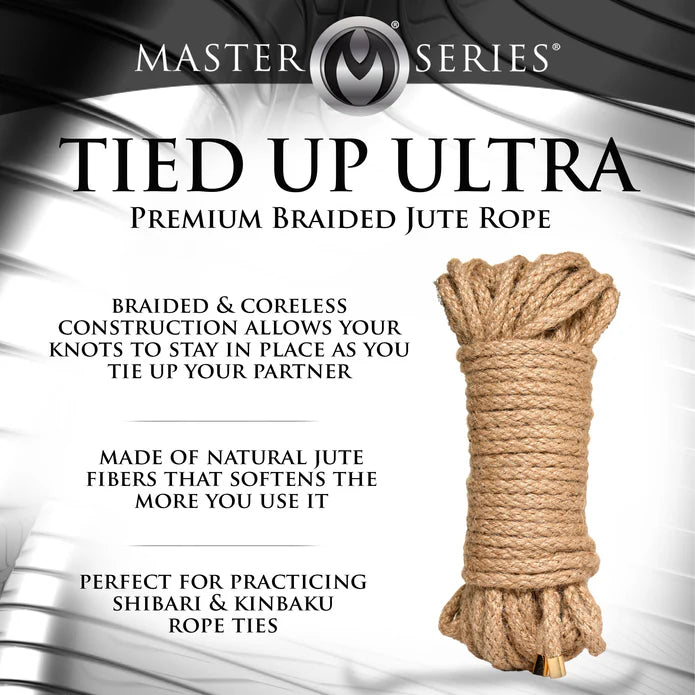 Master Series Juteseil Natur 25M – Detailaufnahme Vorderseite