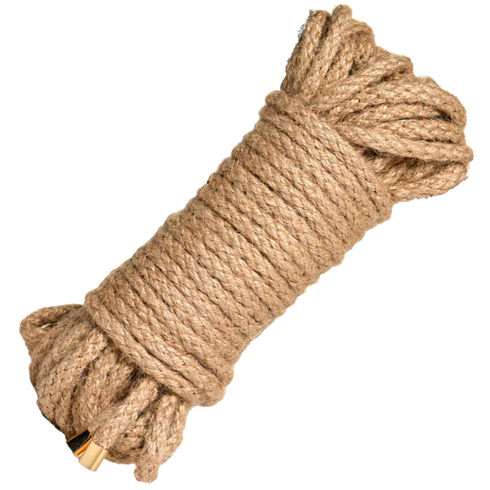 Master Series   Juteseil Natur 25M, beige, Default Title – Hauptansicht: verführerisch präsentiert