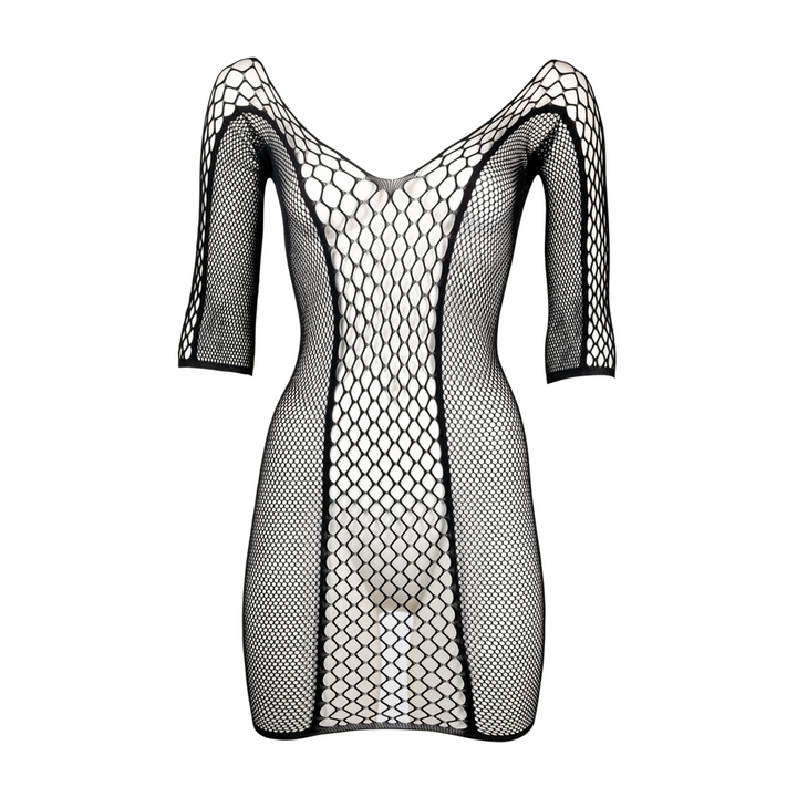 Minikleid Duo Net schulterfrei von Le Désir schwarz