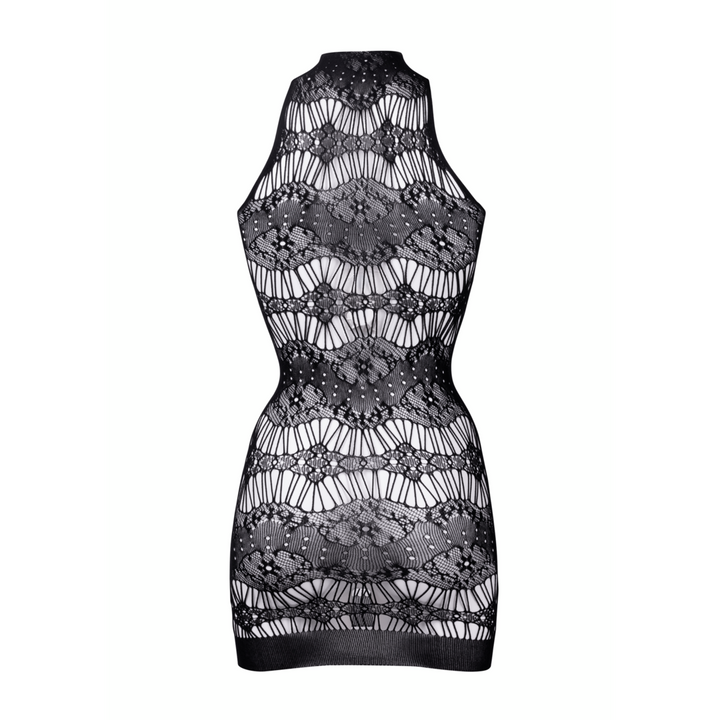 Mini-Kleid mit gekreuztem Ausschnitt von Le Désir schwarz