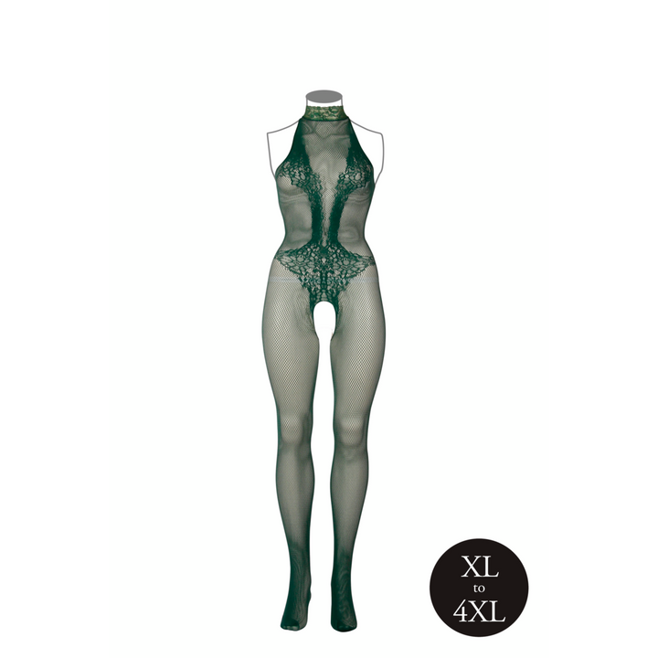 Bodystocking "Spitze" von Le Désir grün Queensize