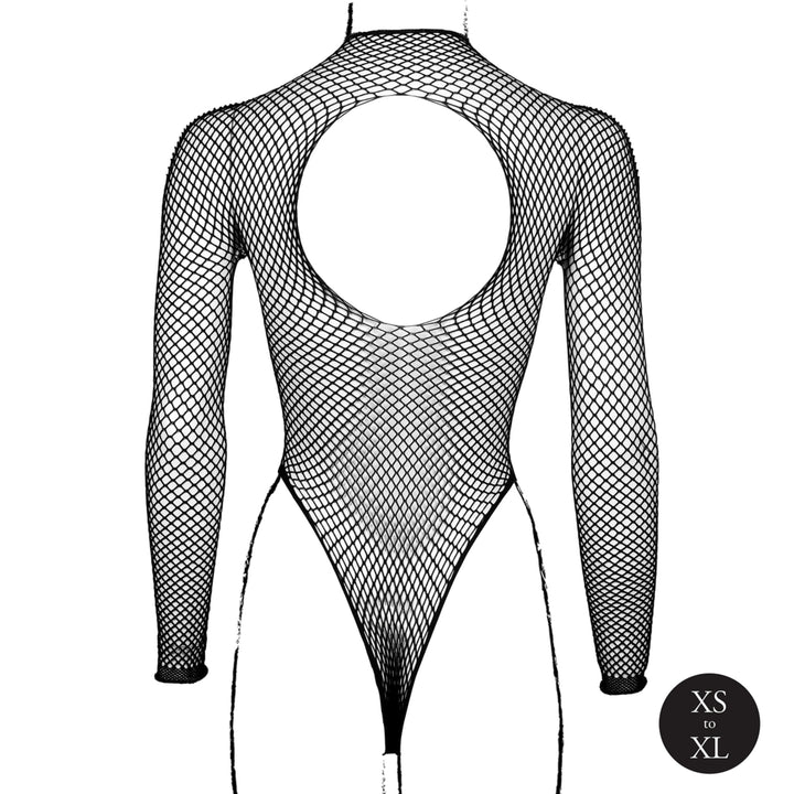Netzbody mit Turtle Neck von Le Désir schwarz