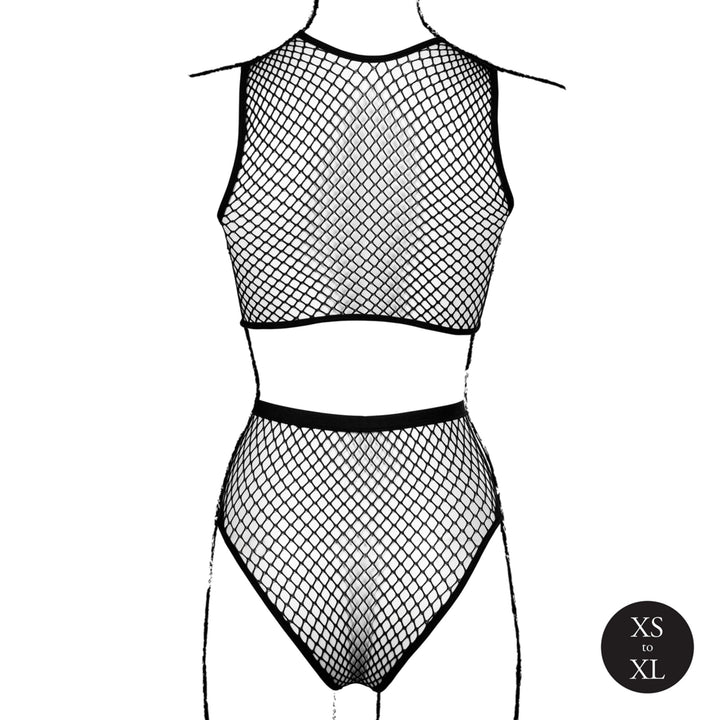 Fishnet Set von Le Désir schwarz