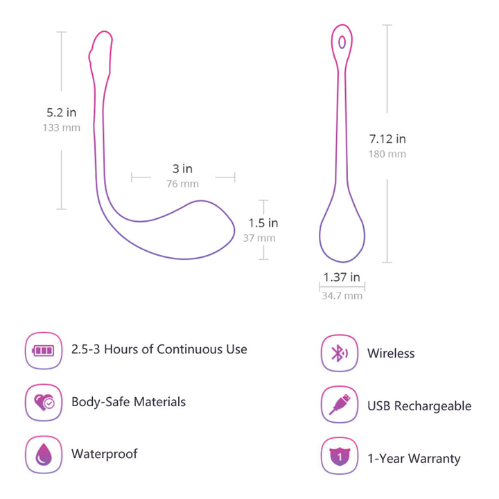 Lovense Lush 2 Bullet Vibrator – zusätzliche Ansicht 12