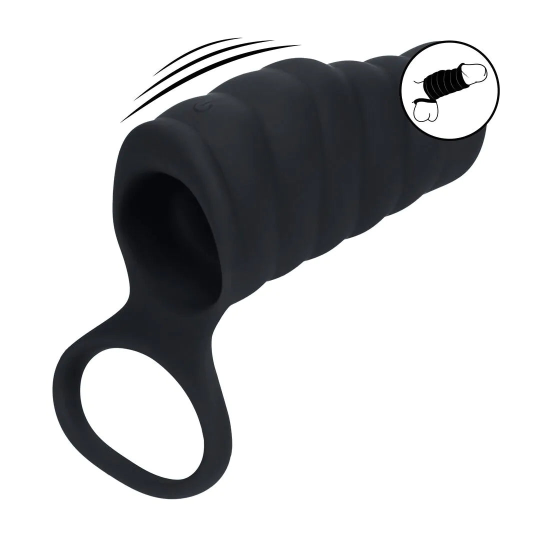 Penis-Hlle mit Hodenring aus Premium-Silikon schwarz | Levelz KinkySabine Penis-Hlle mit Hodenring aus Premium-Silikon schwarz | Levelz KinkySabine