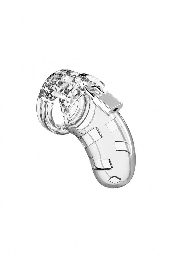 Mancage   01 Keuschheitskäfig 9,00 Cm  Transparent, Default Title – Hauptansicht: verführerisch präsentiert