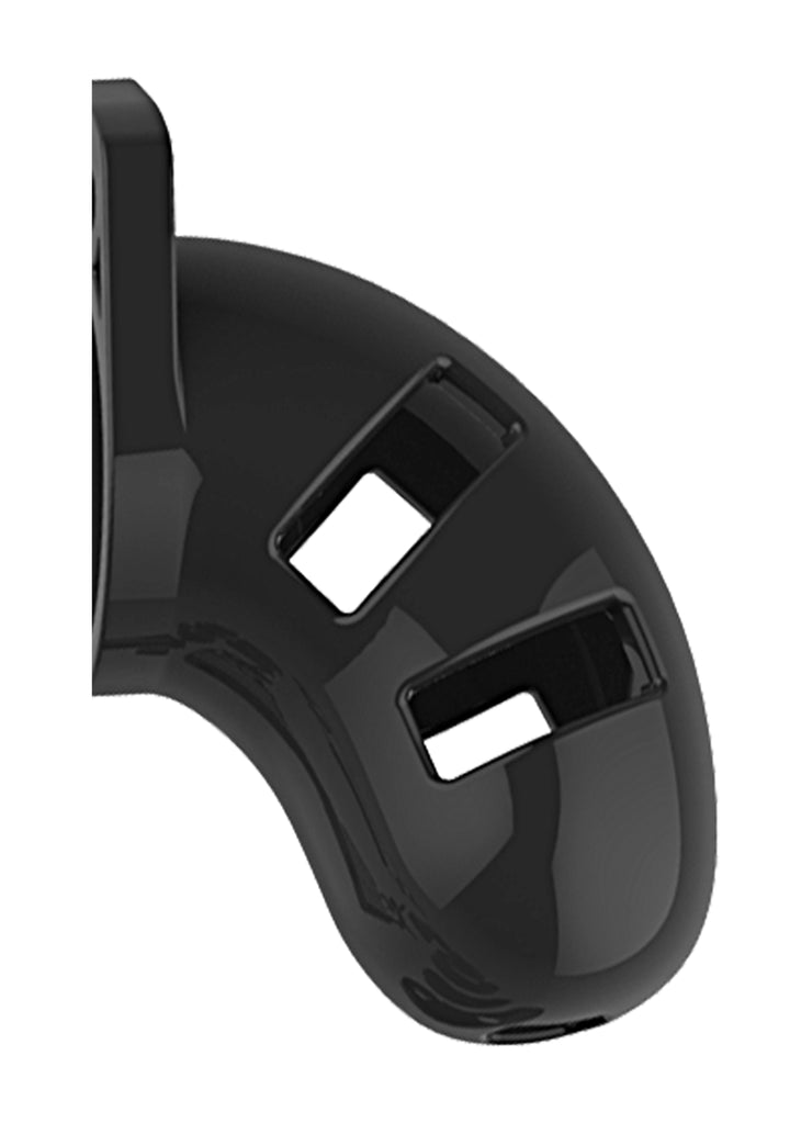 Mancage 13 Keuschheitskafig 6 50 Cm Schwarz – Detailaufnahme Vorderseite