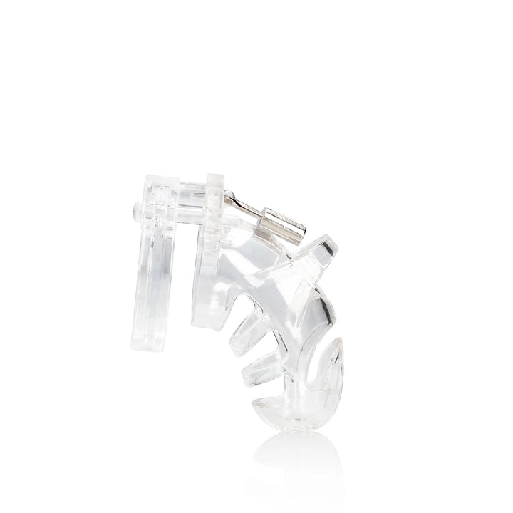 Mancage 25 Keuschheitskafig 9 00 Cm Transparent – Detailaufnahme Vorderseite