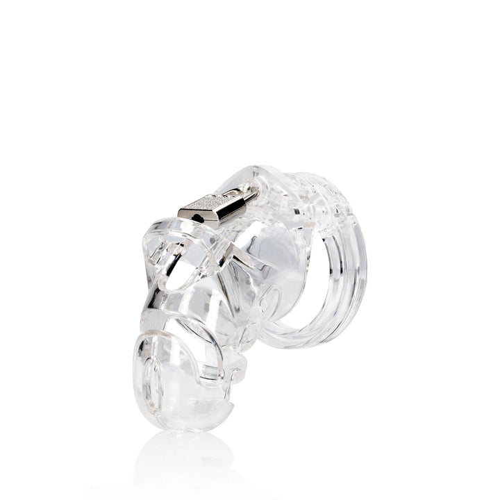 Mancage   25 Keuschheitskäfig 9,00 Cm Transparent, Default Title – Hauptansicht: verführerisch präsentiert