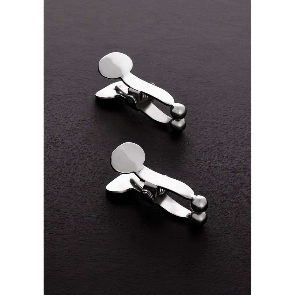 Shots Steel Kugelnippelklemmen – Detailaufnahme Vorderseite