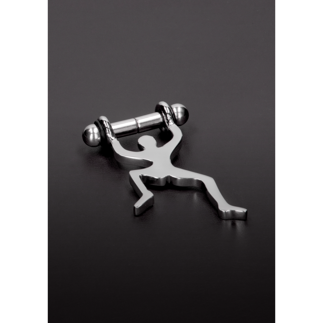 Shots Steel - "Climbing Man" magnetische Nippelklemme