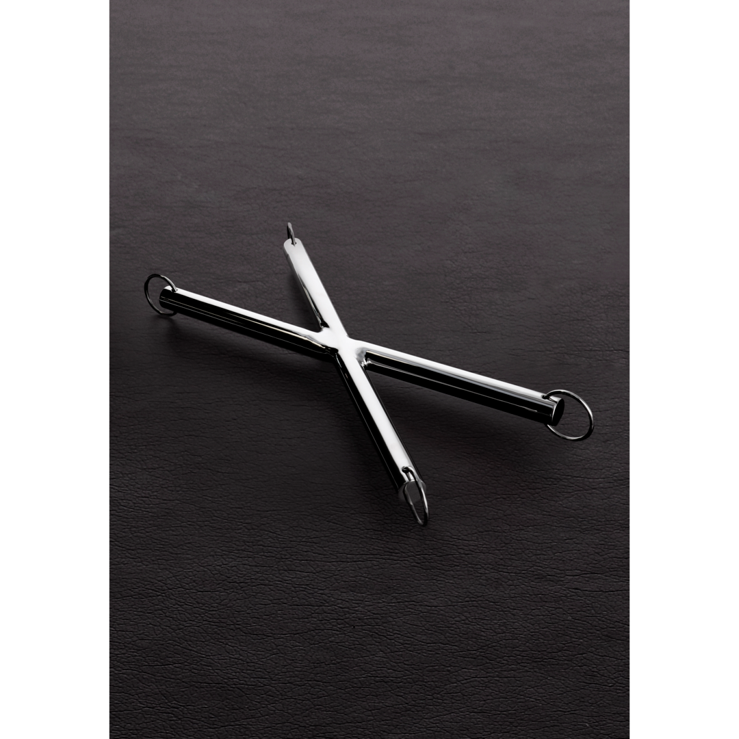 Shots Steel - Hog Tie Kreuz aus Edelstahl