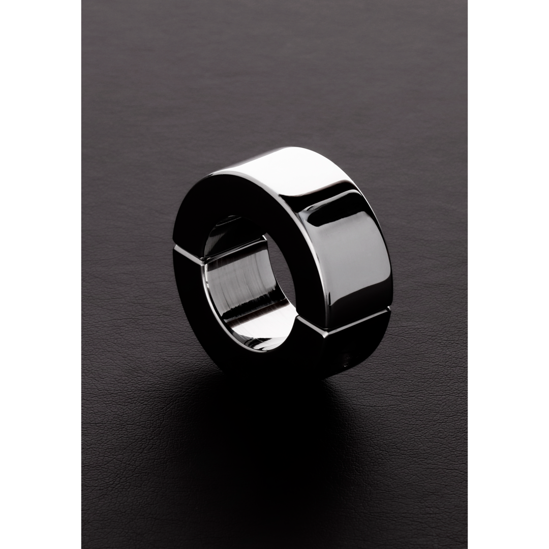 Shots Steel   Hodenstrecker Aus Edelstahl 2,00 Cm, silber, Default Title – Hauptansicht: verführerisch präsentiert