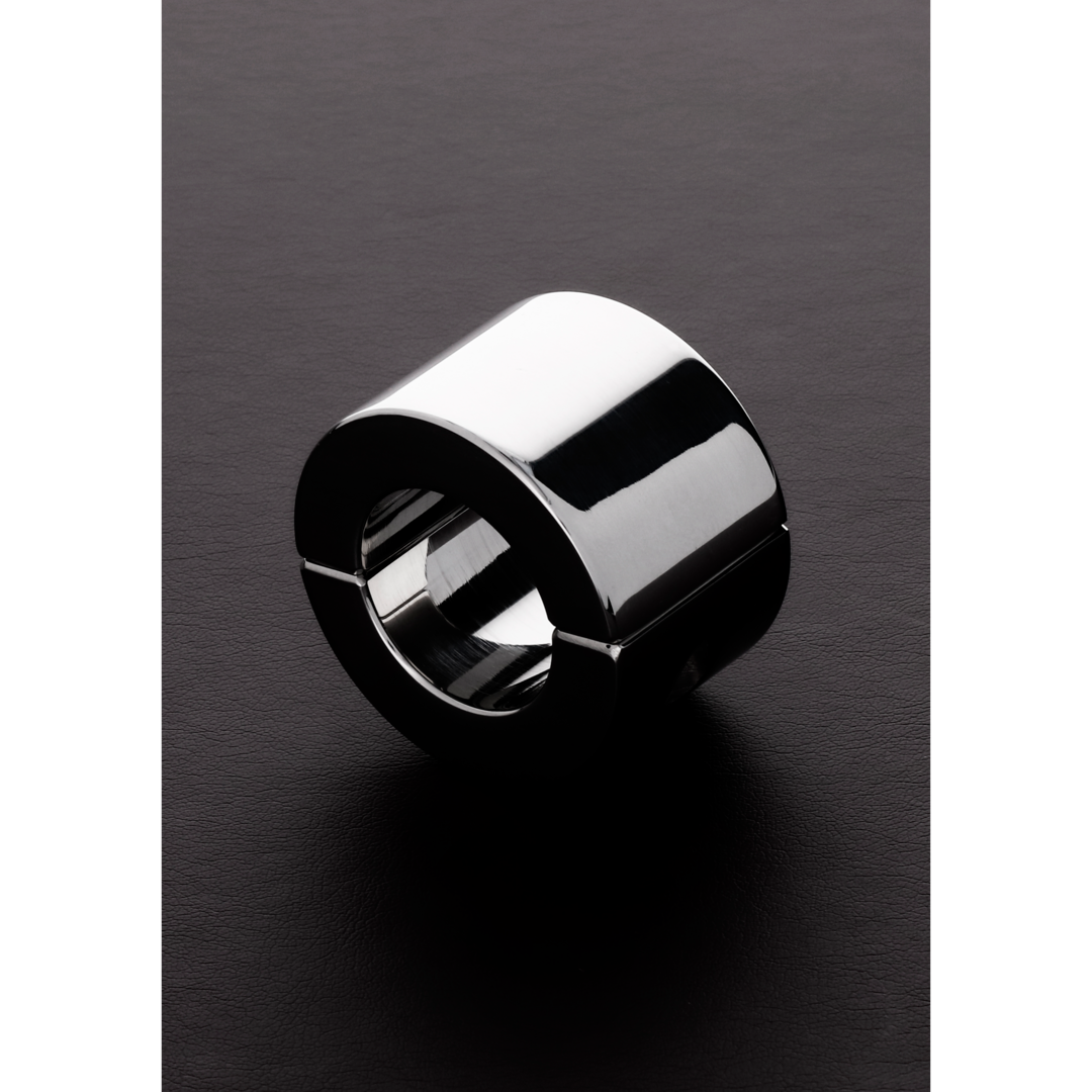 Shots Steel   Hodenstrecker Aus Edelstahl 4,00 Cm, silber, Default Title – Hauptansicht: verführerisch präsentiert