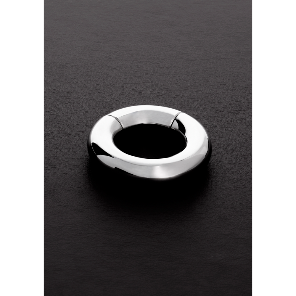 Shots Steel Magnetischer Hodenstrecker Aus Edelstahl Rund 3 60 Cm – Detailaufnahme Vorderseite